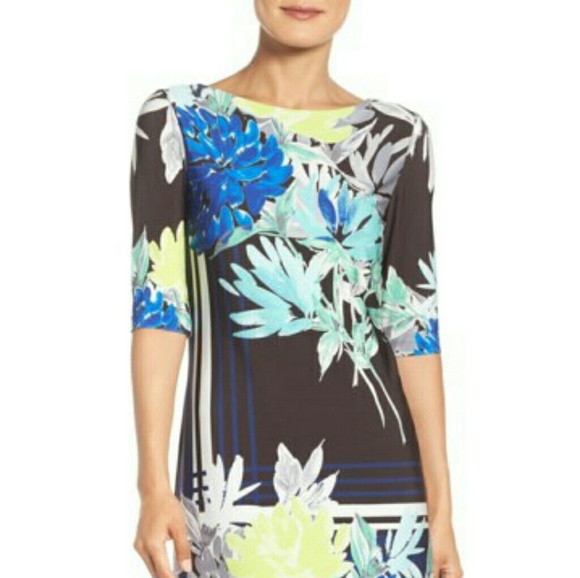 ELIZA J Floral Printed Shift Dress - Picture 1 of 6